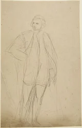 Study for a Full-Length Portrait of a Robed Man