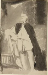 Study for the Portrait of a Man in a Long Cape