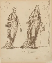 Two Female Figures
