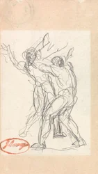 Two Men Fighting