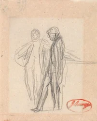 Two Standing Figures