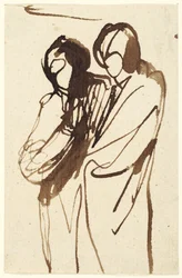 Two Standing Figures
