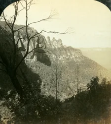 The Katoomba and Jamieson Basins, Blue Mountains, New South Wales, Australia, 1908