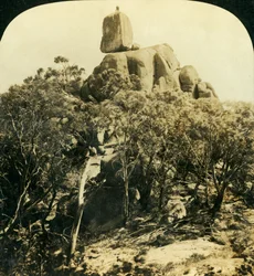 The Look-Out Rock, Buffalo Ranges, Victoria, Australia, c1909