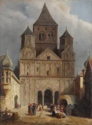 View of Marmoutier, Bas-Rhin, France