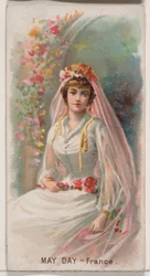 May Day, France, from the Holidays series N80 for Duke brand cigarettes