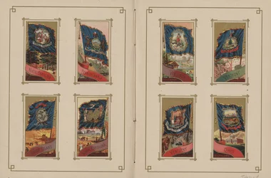 Flags of All Nations and the United States of America - Pages 29 and 30, 1887