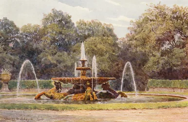 Italian Gardens: Villa Borghese, The Sea-Horse Fountain