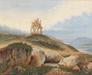 Landscape with a Fantastic Castle