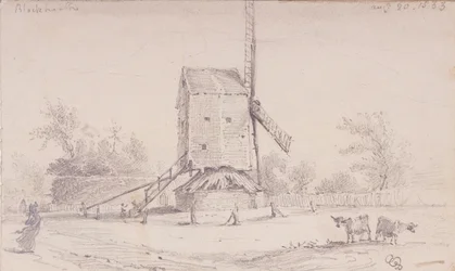 View of Windmill on Blackheath, Greenwich, London