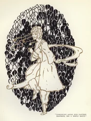 Illustration for The Happy Hypocrite by Max Beerbohm