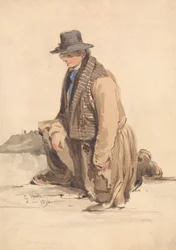 Man Kneeling