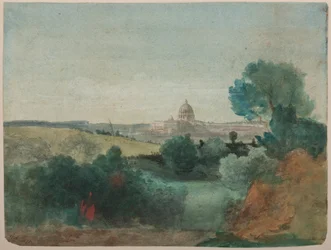Saint Peters seen from the Campagna