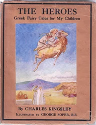 Front cover dust jacket design, from The Heroes published by George Allen and Unwin 1929