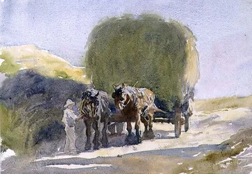 Hayrick in the Sunlight