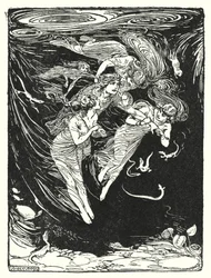 Jason and the Argonauts: "The water nymphs carried him down under the lake to be their playfellow"