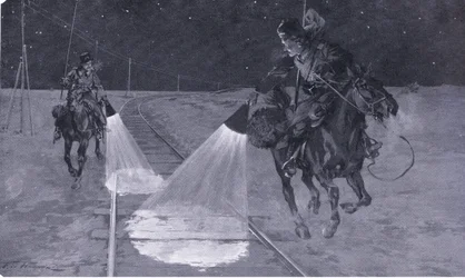 On a Manchurian Railway: Night Patrol