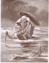 The Golden Fleece: He stepped boldly into the raging and foaming current, and began to stagger away from the shore