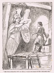 The Golden Fleece: His Tools Shaped Out an Image Which He Had Never Dreamed Of