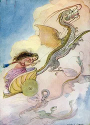 Medeia called her dragon chariot