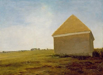Newmarket Heath, with a Rubbing-Down House (post-restoration)