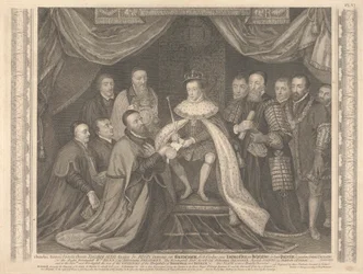 King Edward VI Presenting the Charter for Bridewell to Sir George Barnes