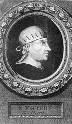 King Egbert of Wessex, first king of all England