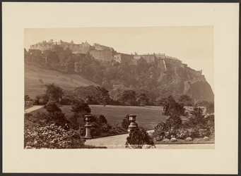 Edinburgh Castle from West Princes St. Gardens