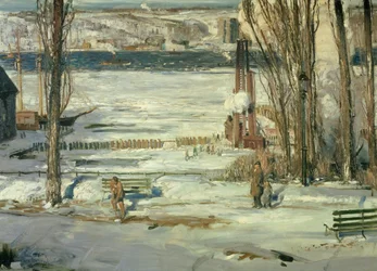 A Morning Snow - Hudson River, 1910