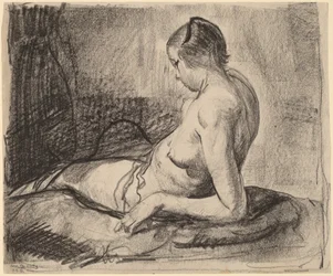 Nude Girl Reclining