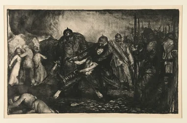 The Enemy Arrive, or The Germans Arrive, from the War Series