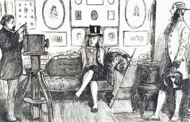 Cartoon Commenting on the Discomfort Suffered When Having One
