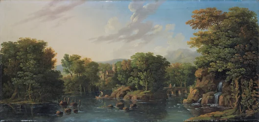Wooded River Landscape