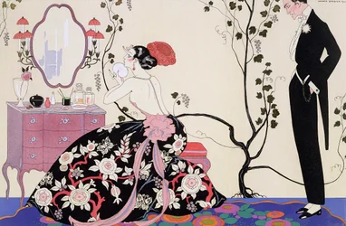 The Backless Dress, engraved by Henri Reidel