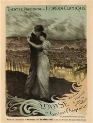 Poster for the Opera Louise by Gustave Charpentier, 1900