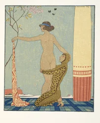 Bilitis, illustration from Les Chansons de Bilitis, by Pierre Louys