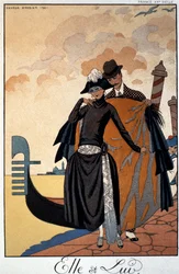 Her and Him, Fashion Illustration