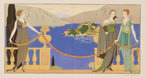 Isola Bella, evening dresses designed by Redfern