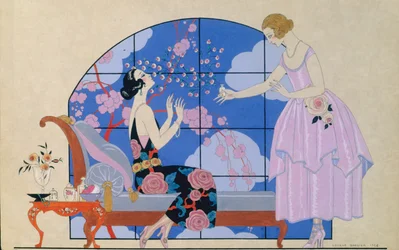 Two Ladies in a Salon