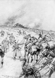 French Cavalry in Action, 1918