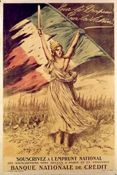 French World War I Poster Encouraging the Purchase of War Bonds, 1917