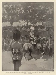 Lord Wolseley Riding before Her Majesty