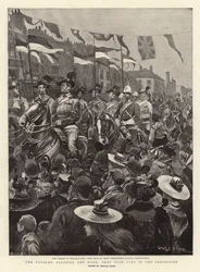 The Cavalry, Colonial and Home, That Took Part in the Procession