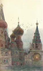 The Church of Vasili Blazhenni, Moscow