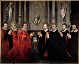 The prevot of merchants and the echevins of the city of Paris in 1611
