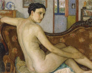 The Bather with her Dog