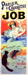 Job Cigarette Paper. Poster by Georges Meunier