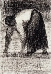 A Peasant Woman with Hands in the Ground