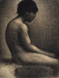 Seated Nude (Study for Une Baignade)