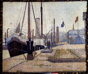 The sailboat La Maria in the port of Honfleur